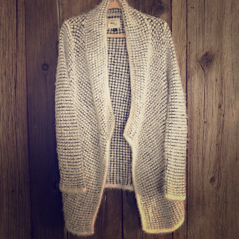 Gray sweater. Perfect to dress down or dress up